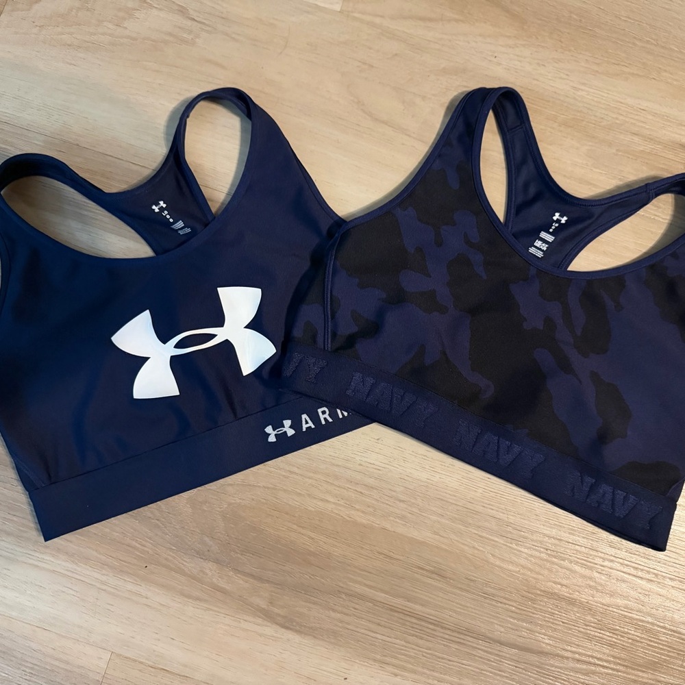 Under Armour Dark Blue and Black Sports Bras